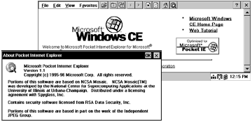 Internet Explorer 5.0 Screen Shot